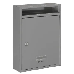 Boîte aux lettres 1 porte Decayeux Norma Gris Ral 7016