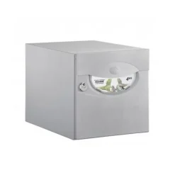 Boîte aux lettres 1 porte Decayeux Iguane Gris silver