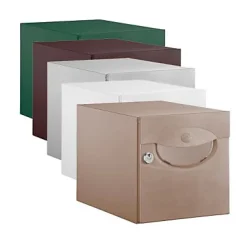 Boîte aux lettres 1 porte Decayeux Iguane Latté Ral 1019