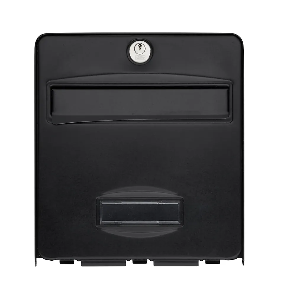 Boîte aux lettres 2 portes Balthazar Noire Burg-Wachter