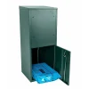 Boîte aux lettres 2 portes Boîte à colis SMART PARCEL BOX Large Vert en acier