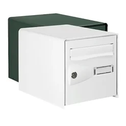 Boîte aux lettres 2 portes Diall Blanc