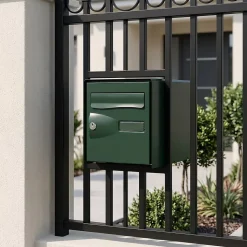 Boîte aux lettres 2 portes Diall Vert