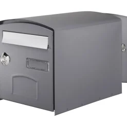 Boîte aux lettres 2 portes Decayeux Dôme Gris Ral 7021