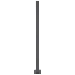 Boîte aux lettres avec support mailbox blanc moderne avec 2 clés incluses
