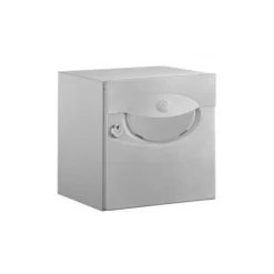 Boîte aux lettres demi profondeur Decayeux Iguane Gris silver