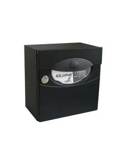 Boîte aux lettres demi profondeur Decayeux Iguane Noir Ral 9005