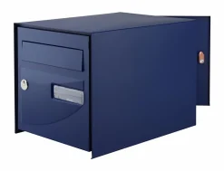 Boîte aux lettres double face Decayeux Probat bleu RAL 5003