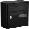 Boîte aux lettres simple face compacte Decayeux Probat noir