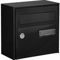 Boîte aux lettres simple face compacte Decayeux Probat noir
