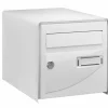 Boîte aux lettres simple face Decayeux Probat blanc