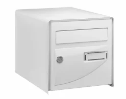 Boîte aux lettres simple face Decayeux Probat blanc