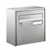 Boîte aux lettres simple face compacte Decayeux Loft inox