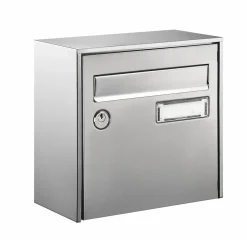 Boîte aux lettres simple face compacte Decayeux Loft inox
