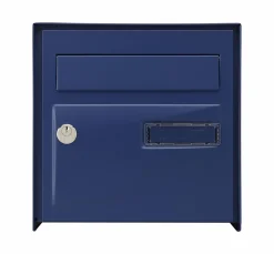Boîte aux lettres simple face Decayeux Probat bleu RAL 5003