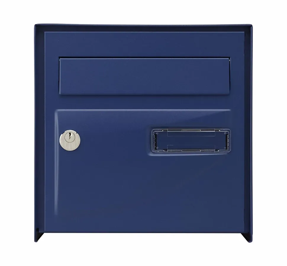 Boîte aux lettres simple face Decayeux Probat bleu RAL 5003