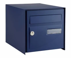 Boîte aux lettres simple face Decayeux Probat bleu RAL 5003