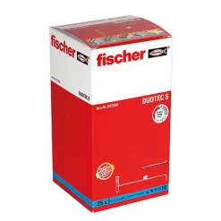 Boîte De 25 Chevilles À Bascule Duotec Fischer 537259 Nylon - 10 Mm