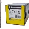 Boîte de 50 vis d'ancrage béton 7,5 x 120