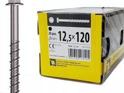 Boîte de 20 vis d'ancrage béton 12,5 x 120
