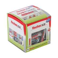Boîte De 50 Vis De Charpente Power-fast À Empreinte Tx Fischer Fpf-wt - Tête Disque - Filetage Partiel