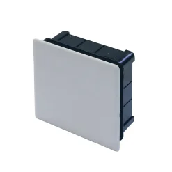 Boîte de dérivation à encastrer à sceller avec entrées et système de verrouillage Diall 80 x 80 x 40 mm