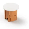 Boîte de dérivation à encastrer à sceller avec entrées et système de verrouillage Diall 40 X 40 mm
