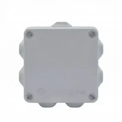 Boîte de dérivation extérieure avec 7 passe-câbles et système de verrouillage intégré Diall 100x 100 x 55 mm
