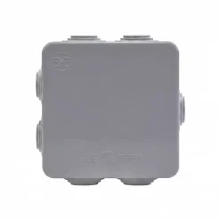 Boîte de dérivation extérieure avec 7 passe-câbles et système de verrouillage Diall 80 x 80 x 40 mm