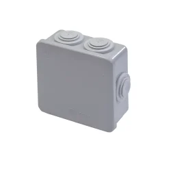 Boîte de dérivation extérieure avec 7 passe-câbles et système de verrouillage Diall 80 x 80 x 40 mm