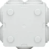 Boîte de dérivation IP55 60x60x40mm - Blanc - Zenitech
