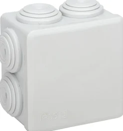 Boîte de dérivation IP55 60x60x40mm - Blanc - Zenitech