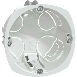 Boîte d'encastrement - 1 poste - Diam. 67 mm - Profondeur 40 mm - Multifix - IMT35914 - Schneider