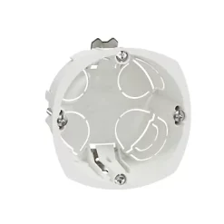 Boîte d'encastrement 1 poste diamètre 67 mm profondeur 40 mm Multifix Schneider Electric, 10 pièces