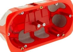 Boîte d'encastrement No Airbox Multiplat 2 postes - P 40 mm Protec