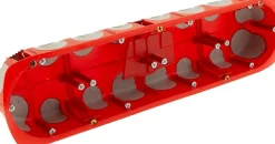 Boîte d'encastrement No Airbox Multiplat 4 postes - P40 mm Protec