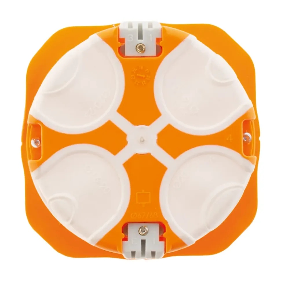 Boîte d'encastrement simple - CAPRI - Ht 40 - 4 entrées