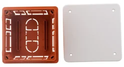 Boîte dérivation à encastrer 92x92x45mm Zenitech