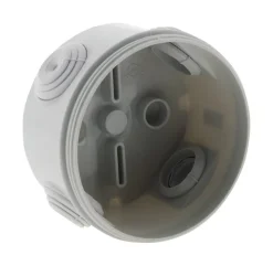 Boîte étanche diamètre 80x45mm IP55 - Gris - Zenitech