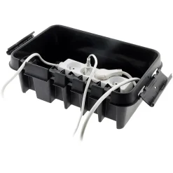 Boîtier de raccordement étanche IP55 - Noir - Zenitech