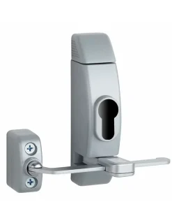 Boîtier entrebâilleur de fenêtre, sans cylindre, argent - THIRARD