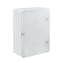 Boîtier hermétique ABS avec plaque de montage galvanisée et système de verrouillage sécurisé - H 50 x L 35 P 19 cm