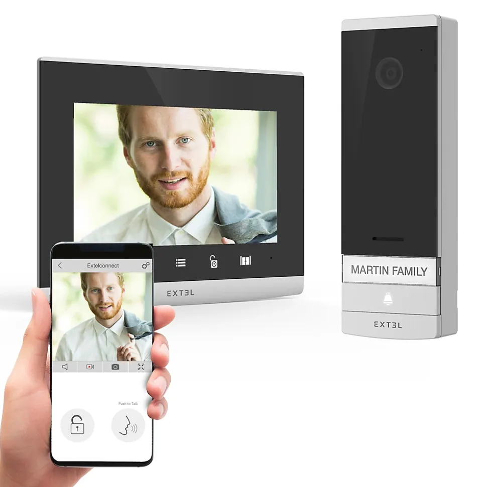 Boîtier pour montage encastré du visiophone Extel Wave (720313) et Extel Connect 2 (référence 720324) - Extel - 720322