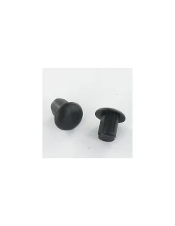 Bouchon Diamètre du corps 6 Diamètre de tête: 8 Longueur sous tête 5.4 nylon noir - 100 pièces