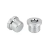 Bouchon Hexagonal creux à collerette Clé de 12 HC12 Inox A2 M26X20 Pas de 150 - 1 pièce