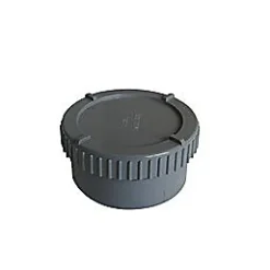 Bouchon PVC évacuation Ø100 Fitt gris