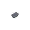 Bouchon rectangle pour tube 70X40 épaisseur tole du tube 1 à 2 nylon noir - 1 pièce