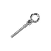 Boulon à oeil en inox 60 mm Diall Acier inoxydable