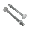 Boulon (vendu avec Ecrou) TRCC JAPY tête ronde collet carré M16X110 Filetée sur 110 Classe 6.8 Forte tenue - 5 pièces