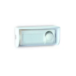 Bouton de sonnette filaire rétro-éclairé blanc EVOLOGY - Avidsen - 100302